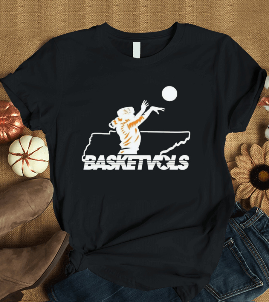 Tennessee Basketvols Jumpshot Basketball T-Shirt