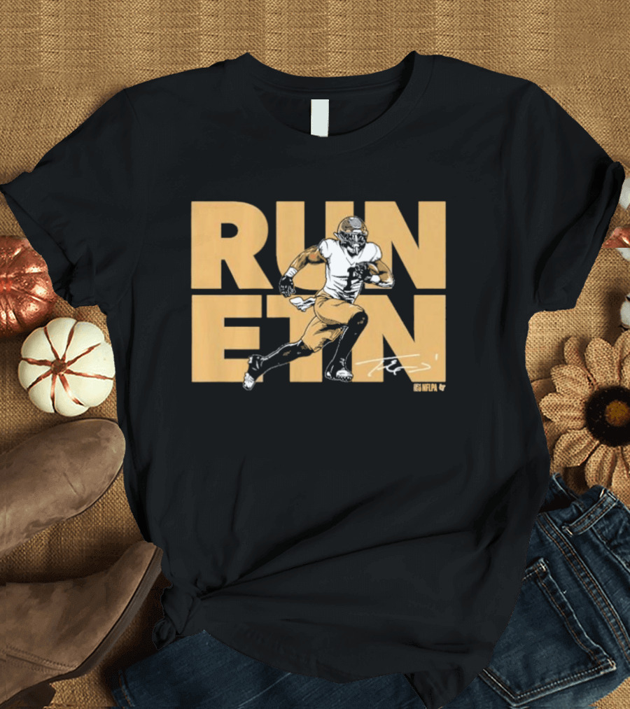 Travis Etienne Run ETN Football NOLA T-Shirt