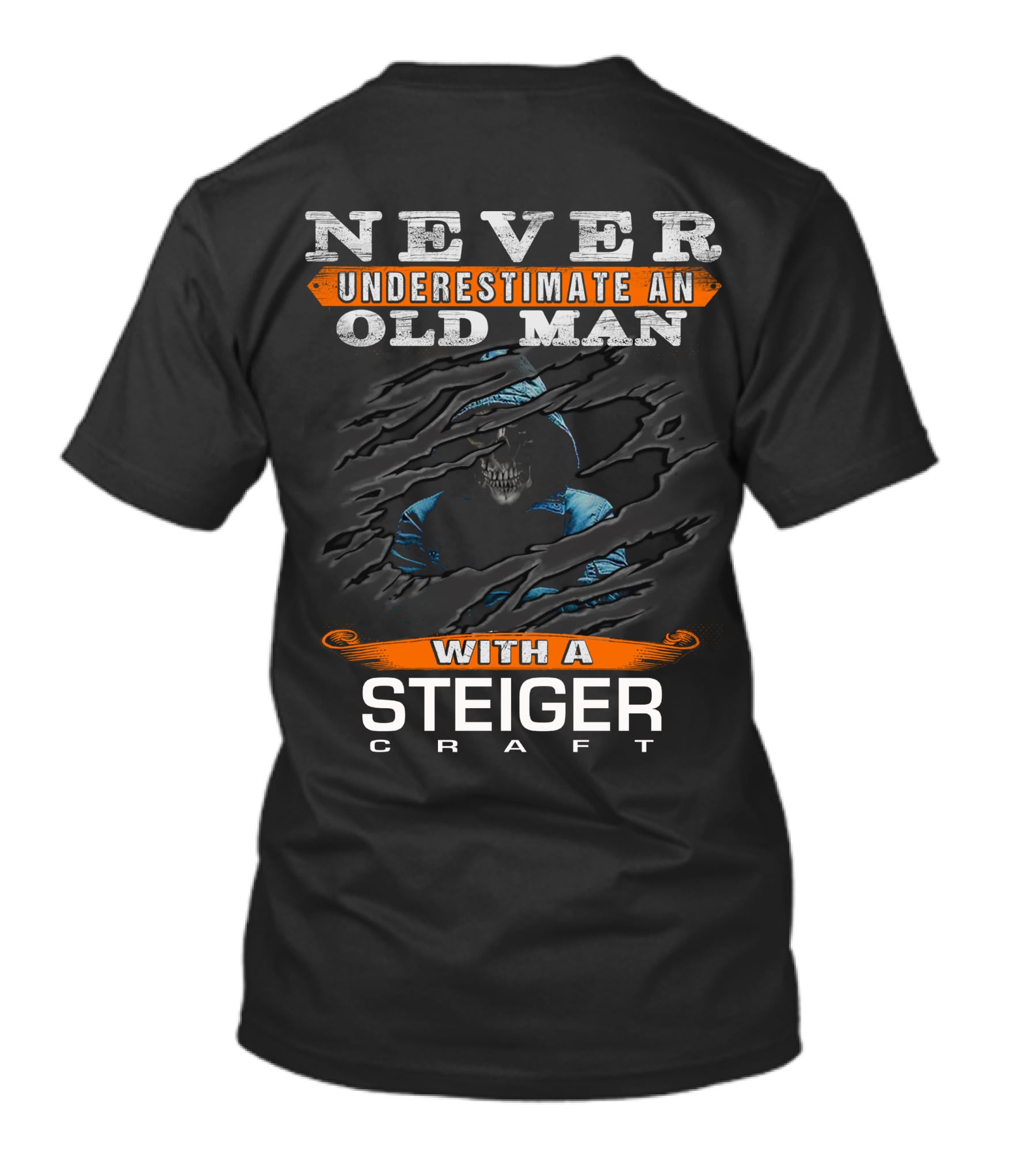 Never Underestimate An Old Man With A Steiger Craft T-Shirt