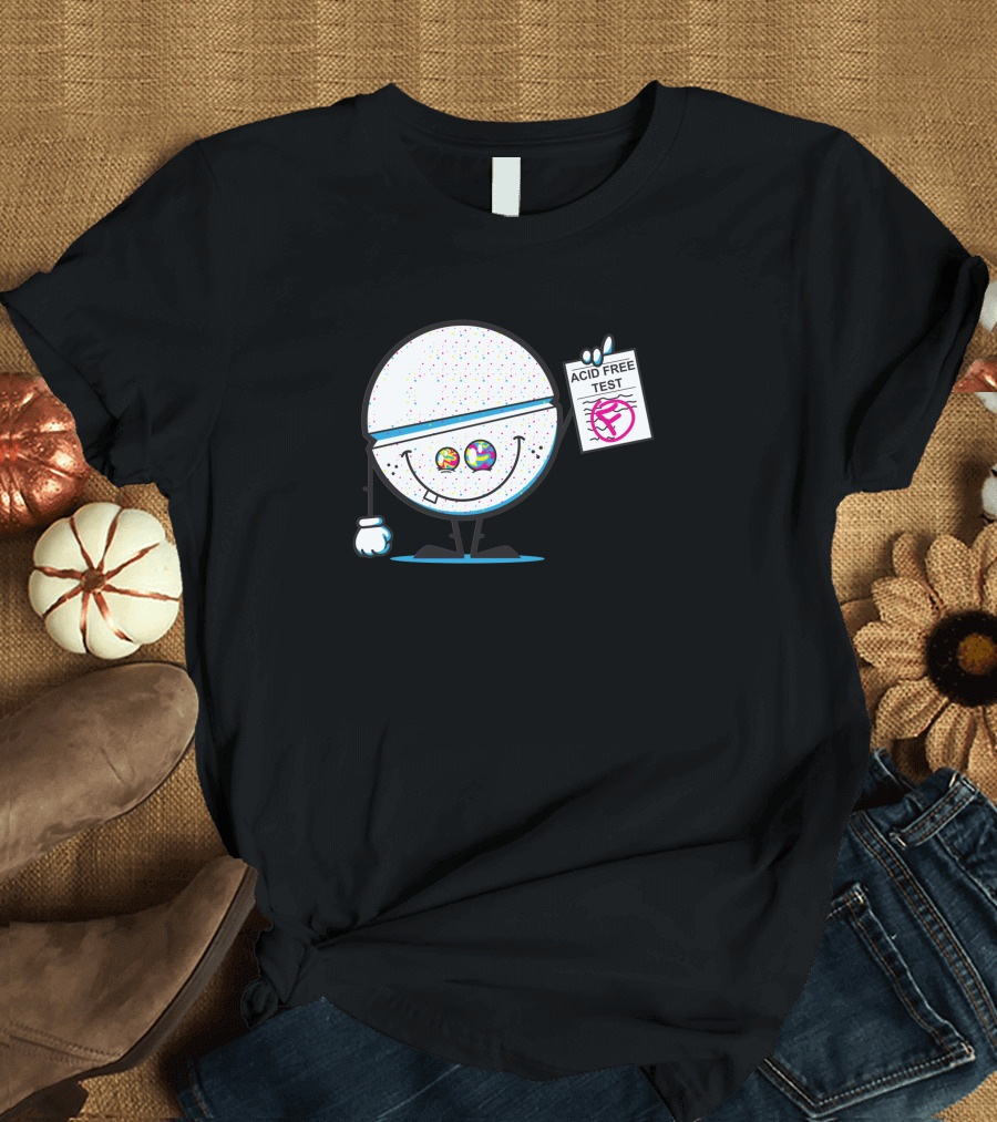 ACID FREE TEST COLORFUL SMILeY FACE 335020 T-Shirt