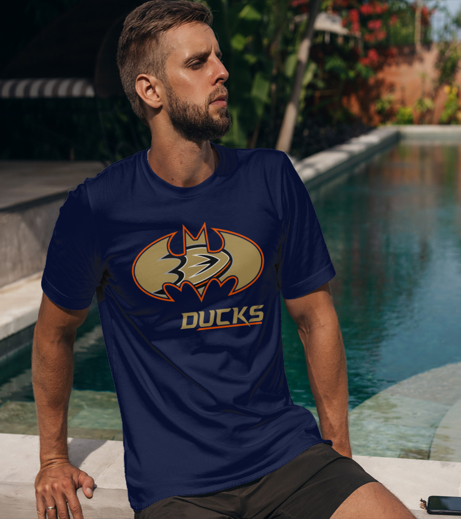 Anaheim Ducks Batman T-Shirt