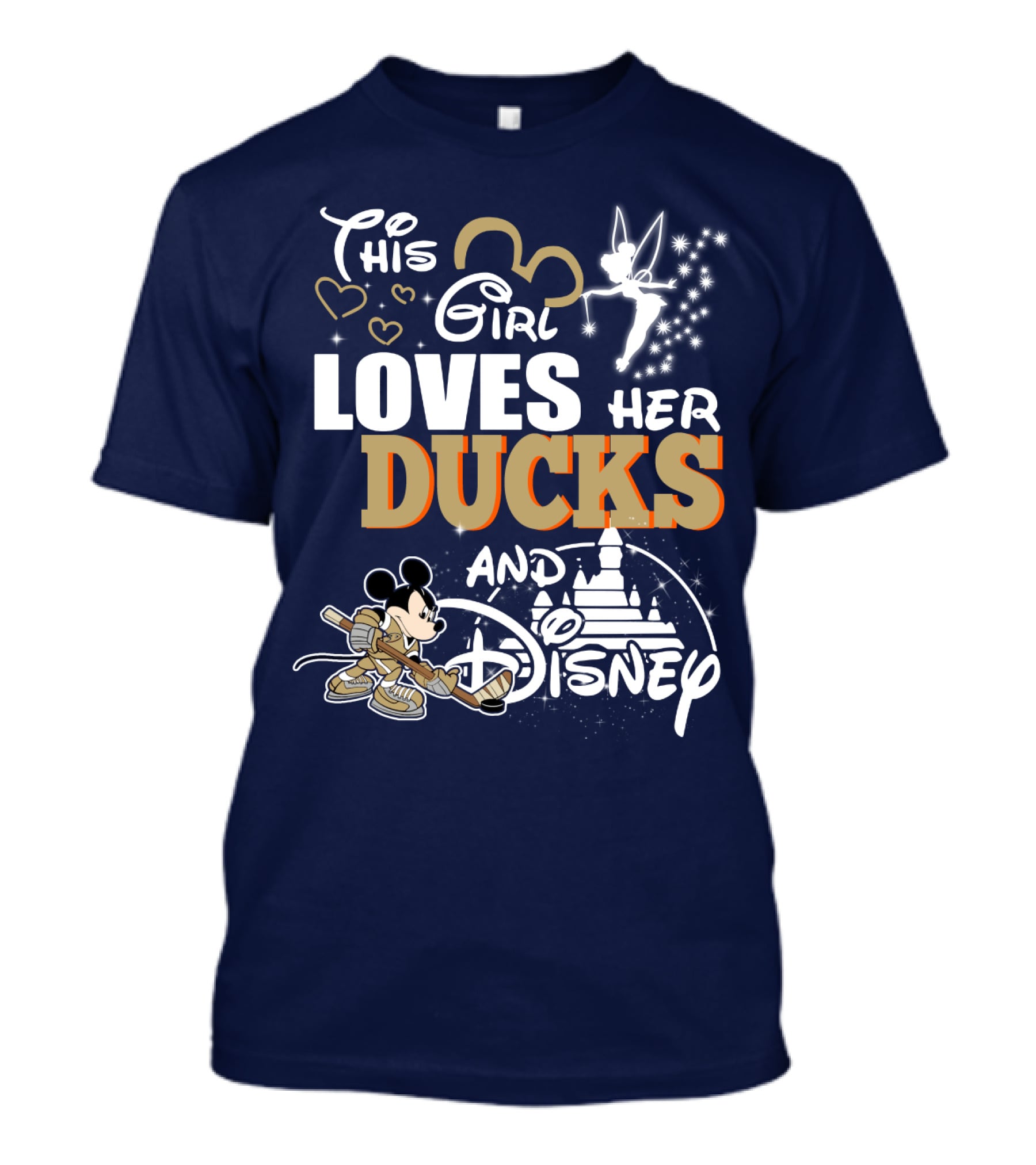 This Girl Loves Her Ducks And Disney T-Shirt