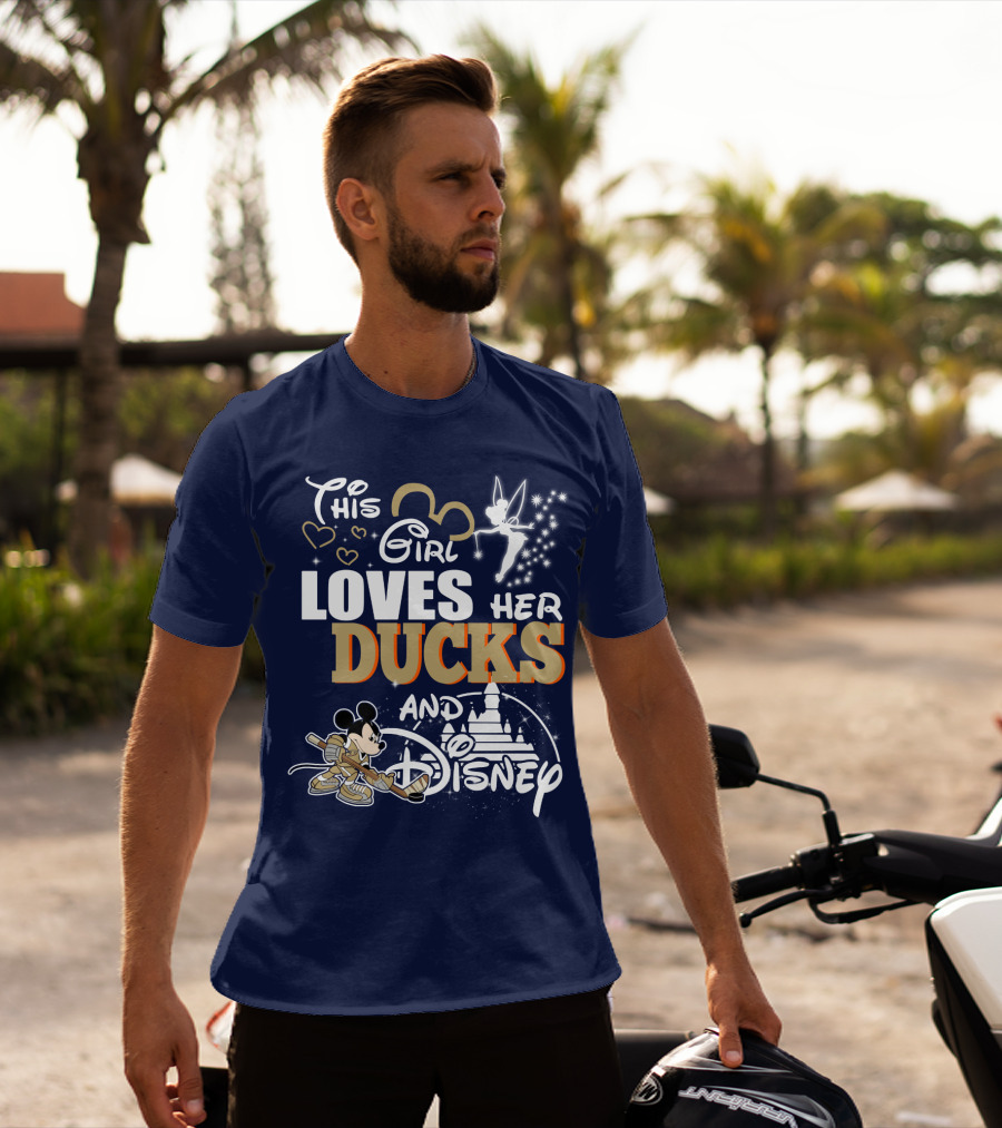 This Girl Loves Her Ducks And Disney T-Shirt
