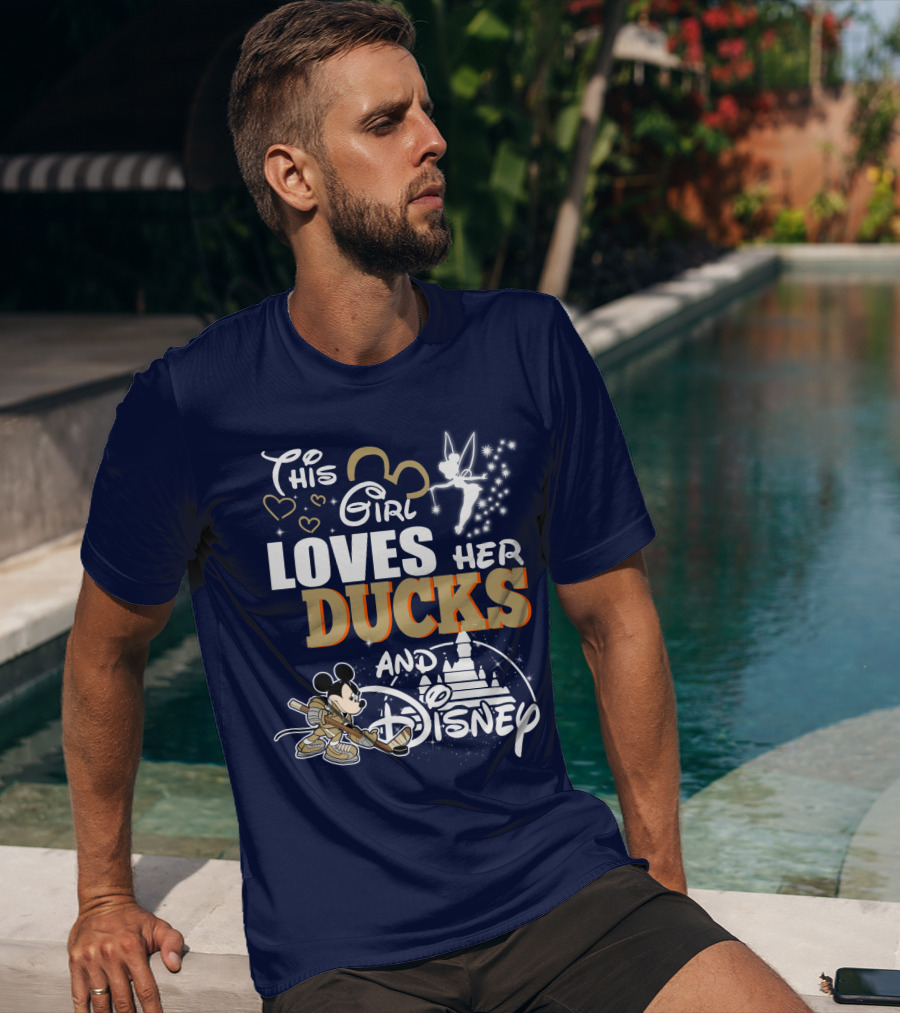 This Girl Loves Her Ducks And Disney T-Shirt