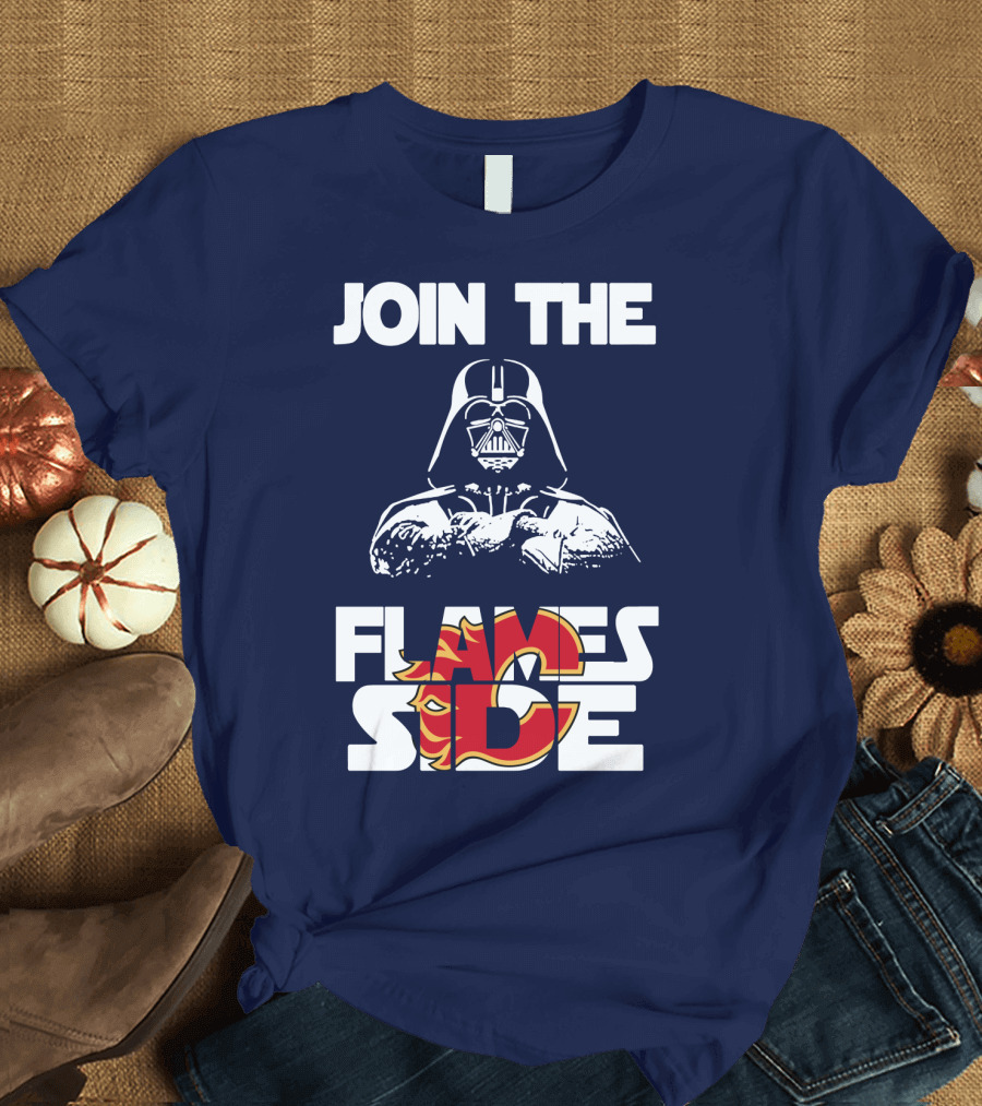 Join The Flames Side Calgary Flames T-Shirt