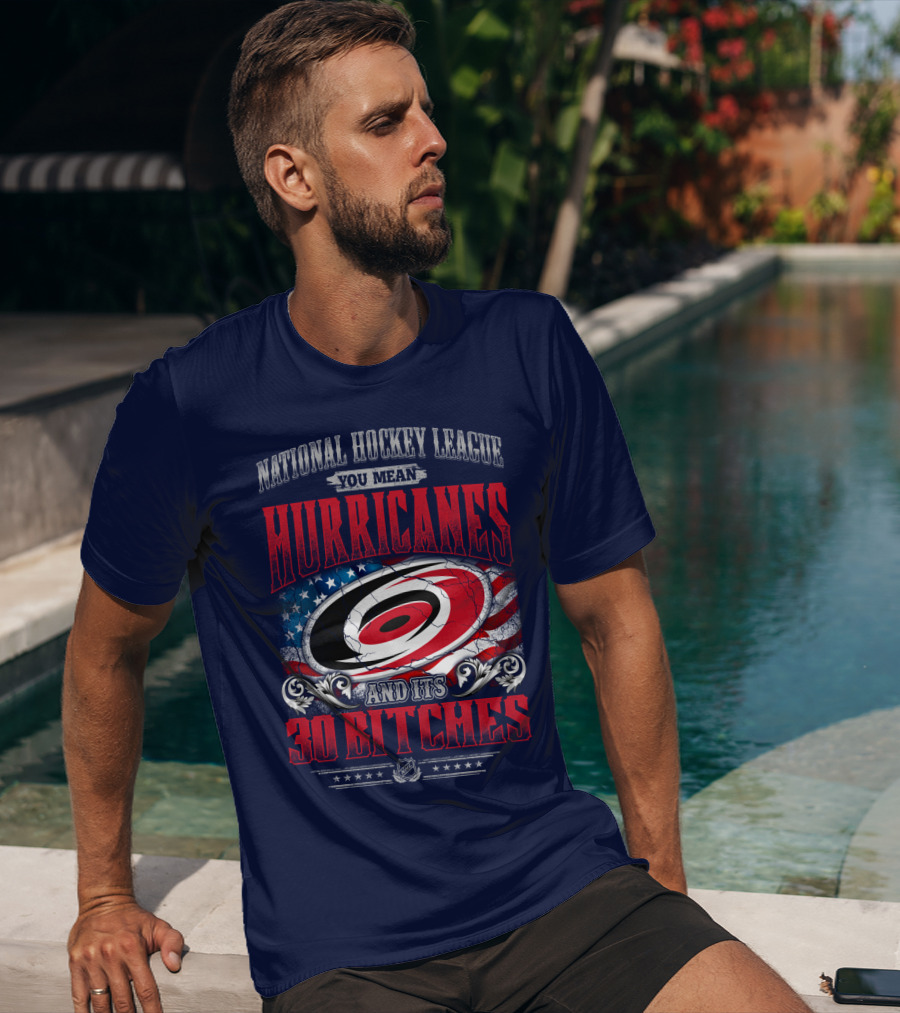 National Hockey League You Mean Hurricanes And Its 30 Bitches T-Shirt