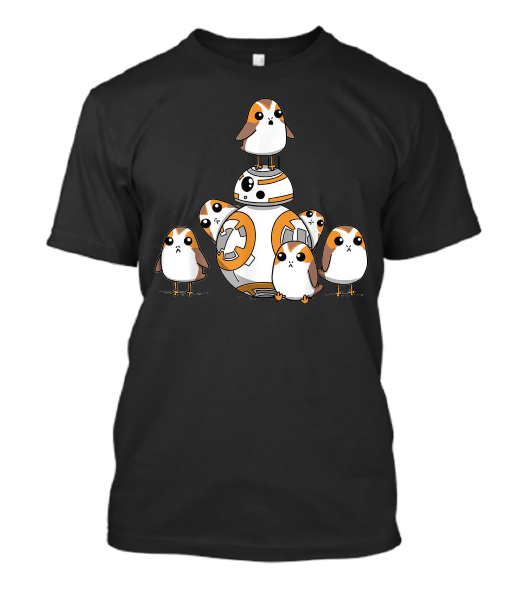 Bb-8 With Porgs T-Shirt