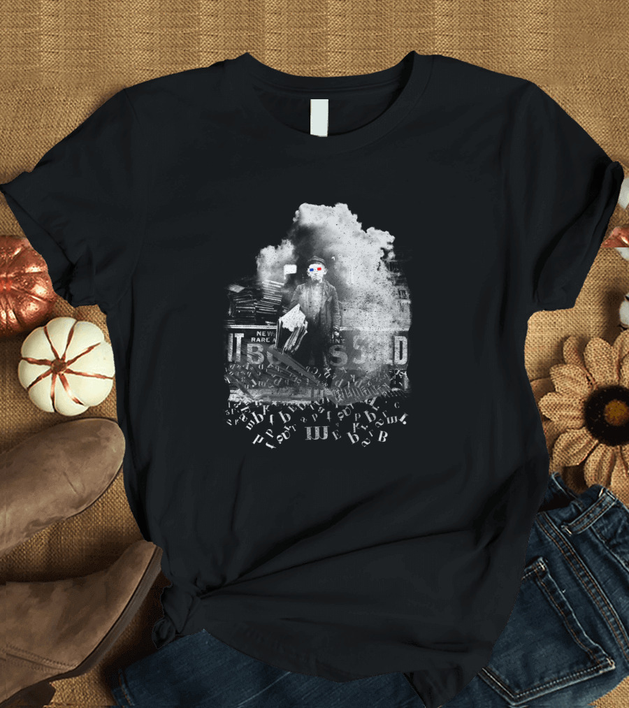 Ancient Geeks Rare Books III Spectacles Cloud Typography T-Shirt