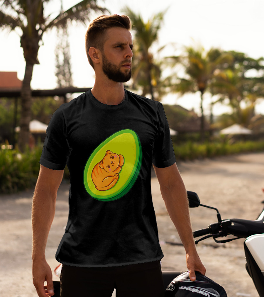Avocato Cute Cat In Avocado 1635797 T-Shirt