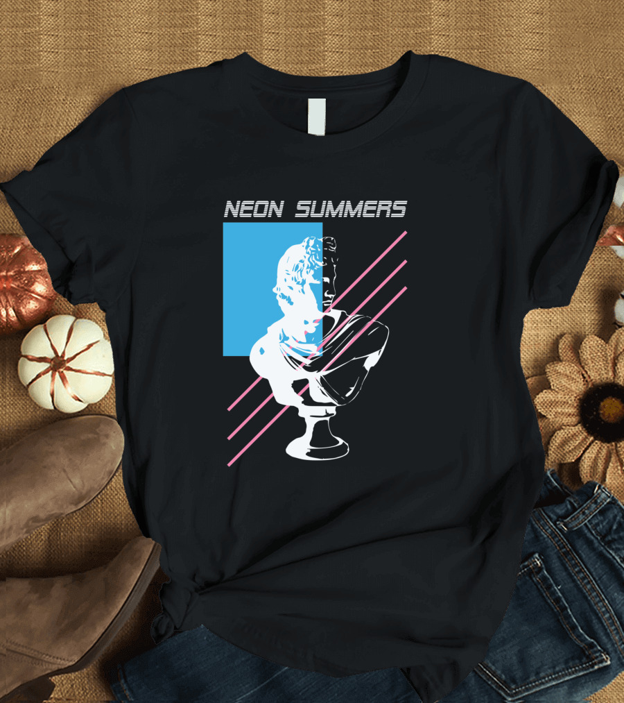 Neon Summers Apollo Bust T-Shirt