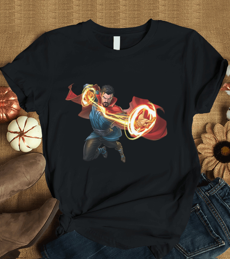 Doctor Strange Marvel Magic Hero Action Pose T-Shirt