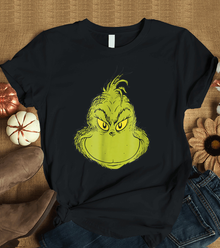 Dr Seuss Grinch Iconic Face Classic T-Shirt