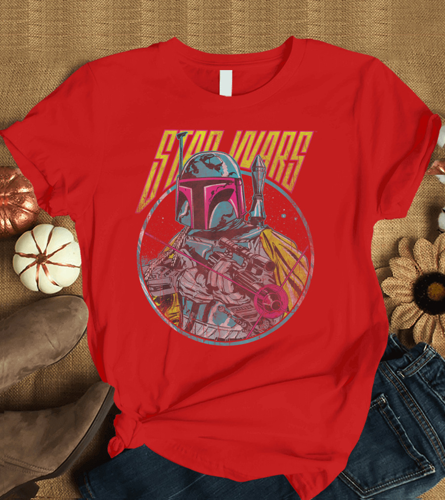 Star Wars Neon Boba Fett Blaster T-Shirt