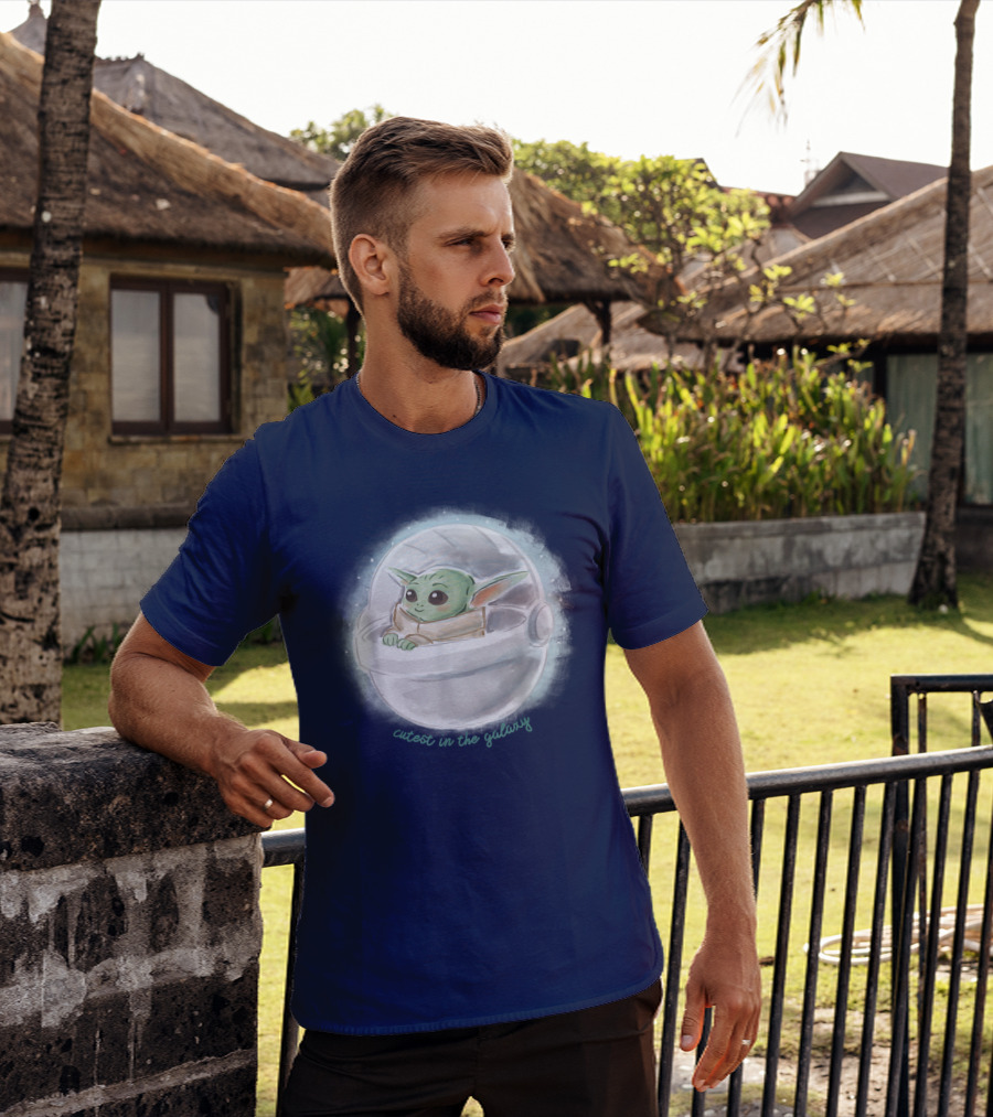 Star Wars The Mandalorian The Child Cutest In The Galaxy Floating Pod T-Shirt