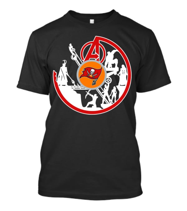 Avengers Buccaneers Crossover Silhouettes T-Shirt
