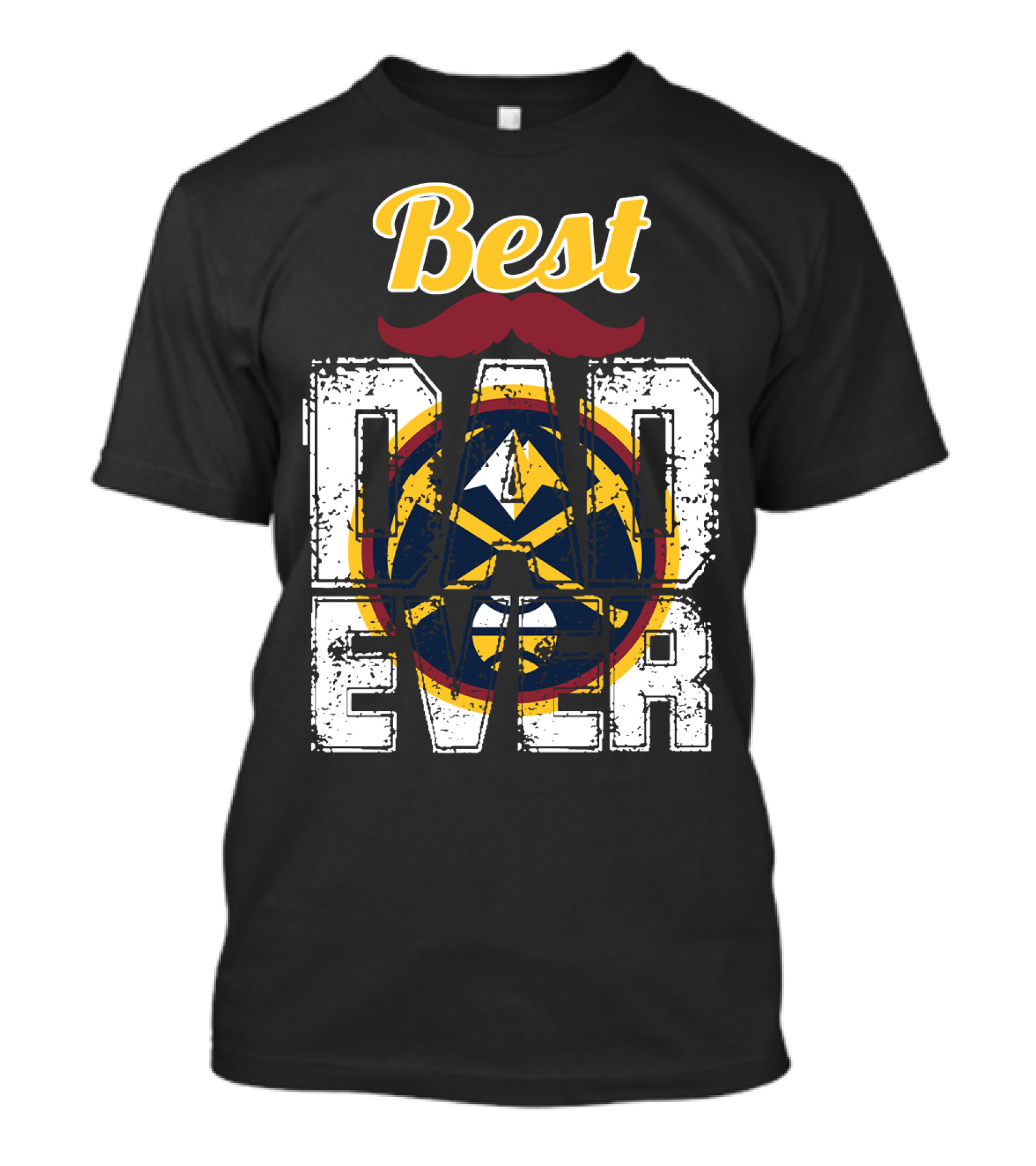 Best Dad Ever Denver Nuggets T-Shirt