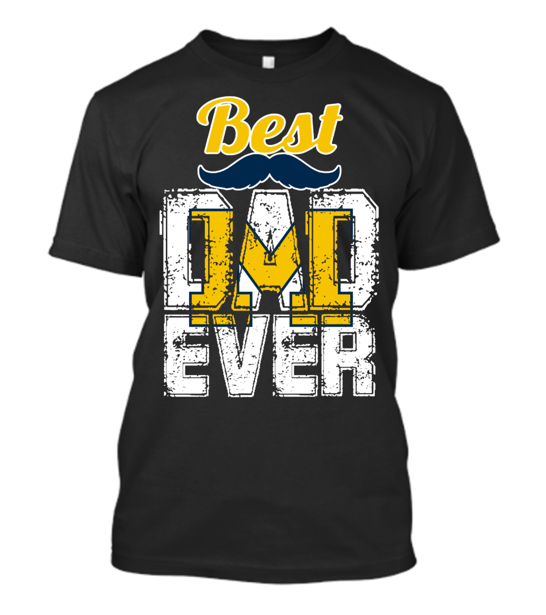 Best Dad Ever Michigan Wolverines T-Shirt