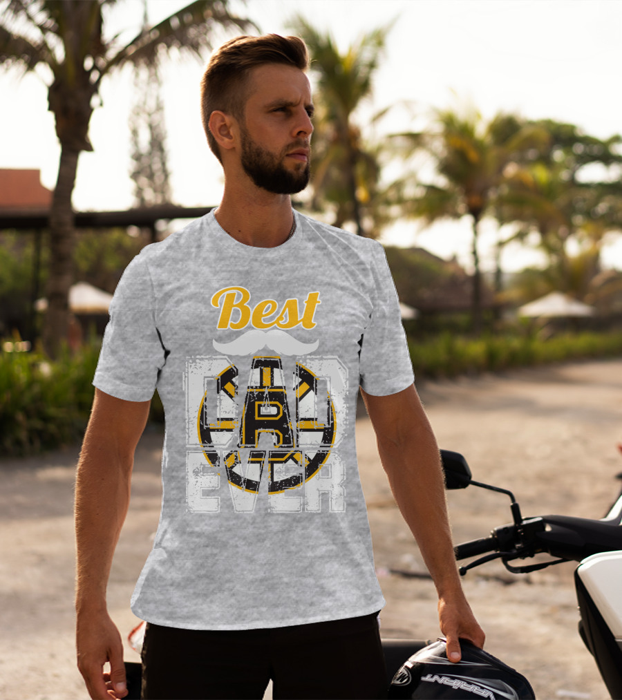 Best Dad Ever Bruins T-Shirt