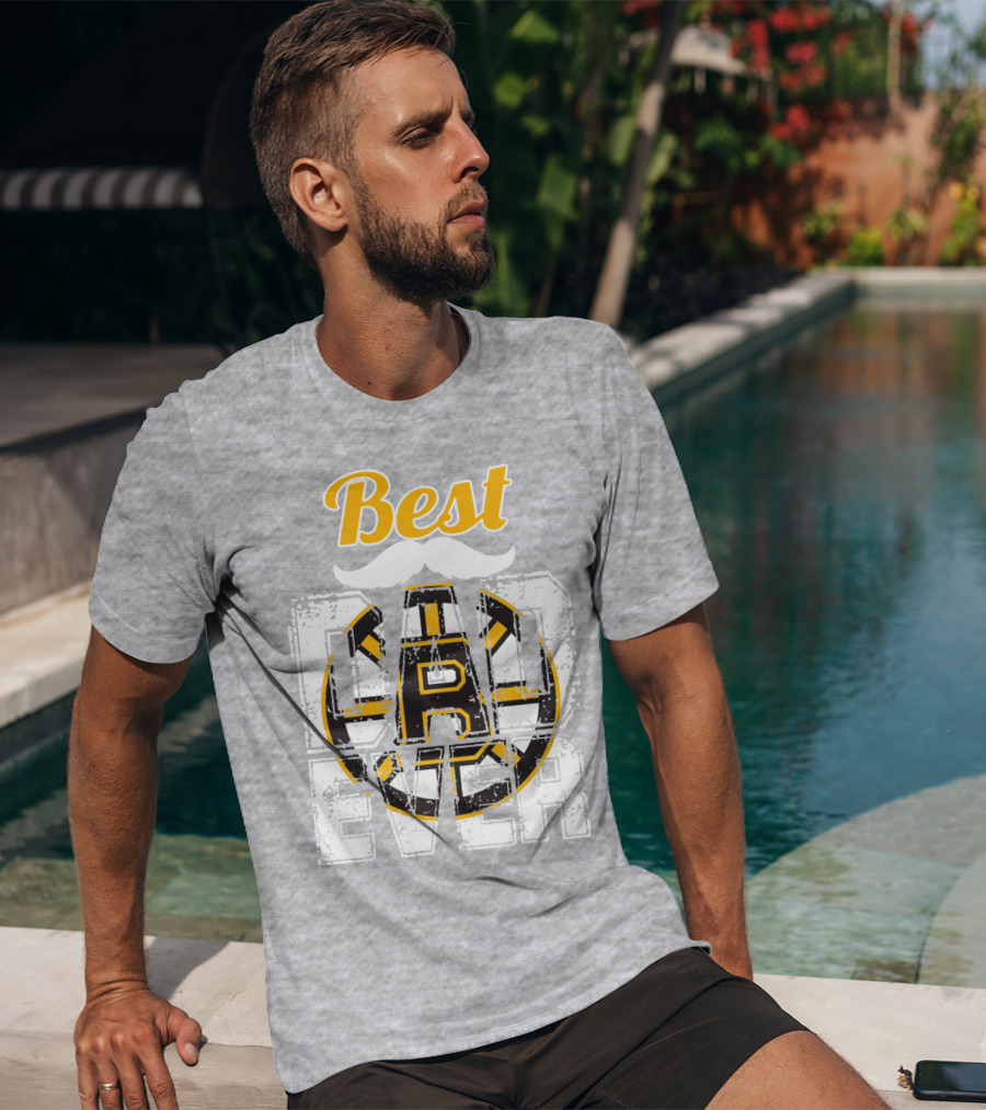 Best Dad Ever Bruins T-Shirt