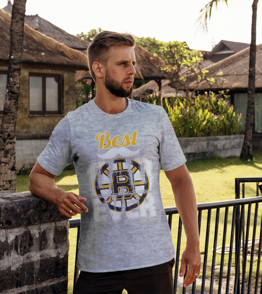 Best Dad Ever Bruins T-Shirt