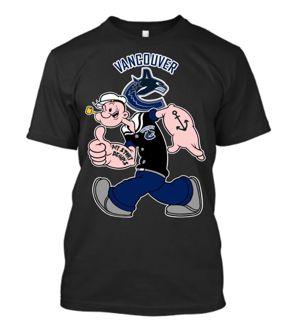 Vancouver Canucks My Story Designs Sailor Character T-Shirt