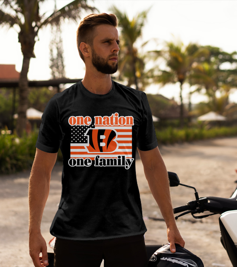 Cincinnati Bengals One Nation One Family T-Shirt