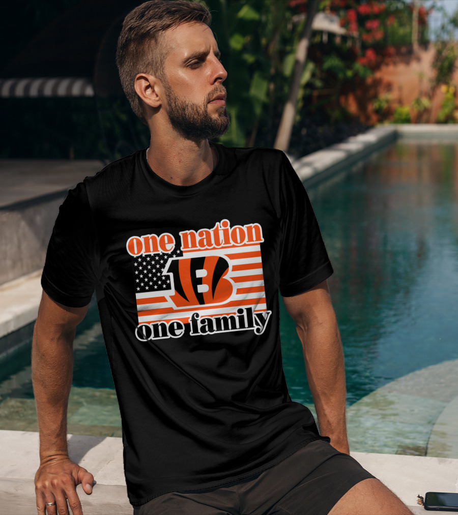 Cincinnati Bengals One Nation One Family T-Shirt