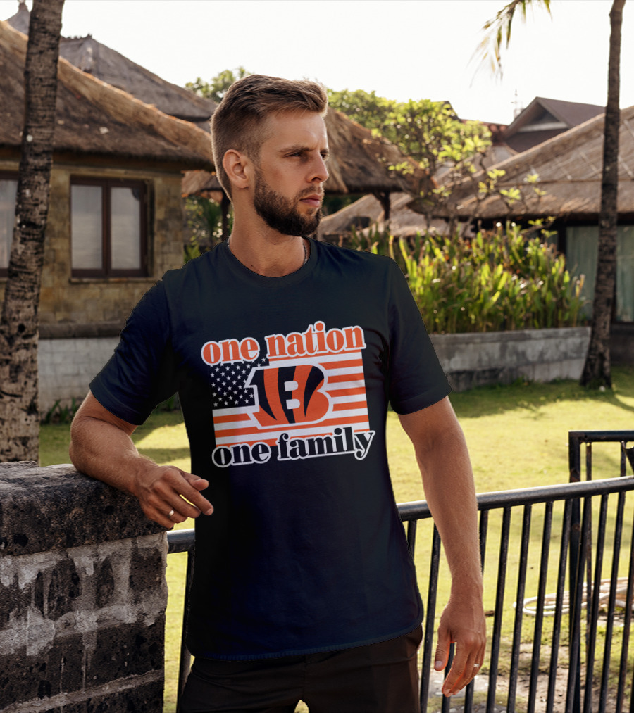 Cincinnati Bengals One Nation One Family T-Shirt