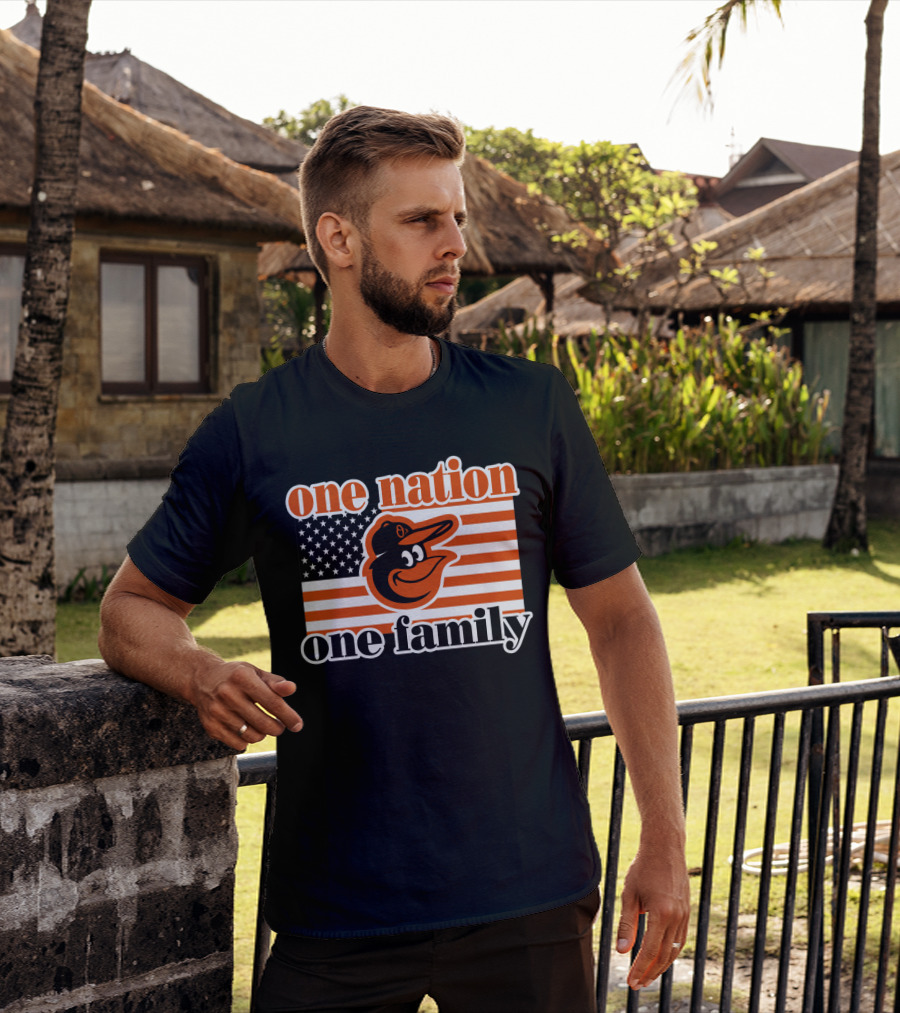 One Nation One Family 59 Baltimore Orioles T-Shirt