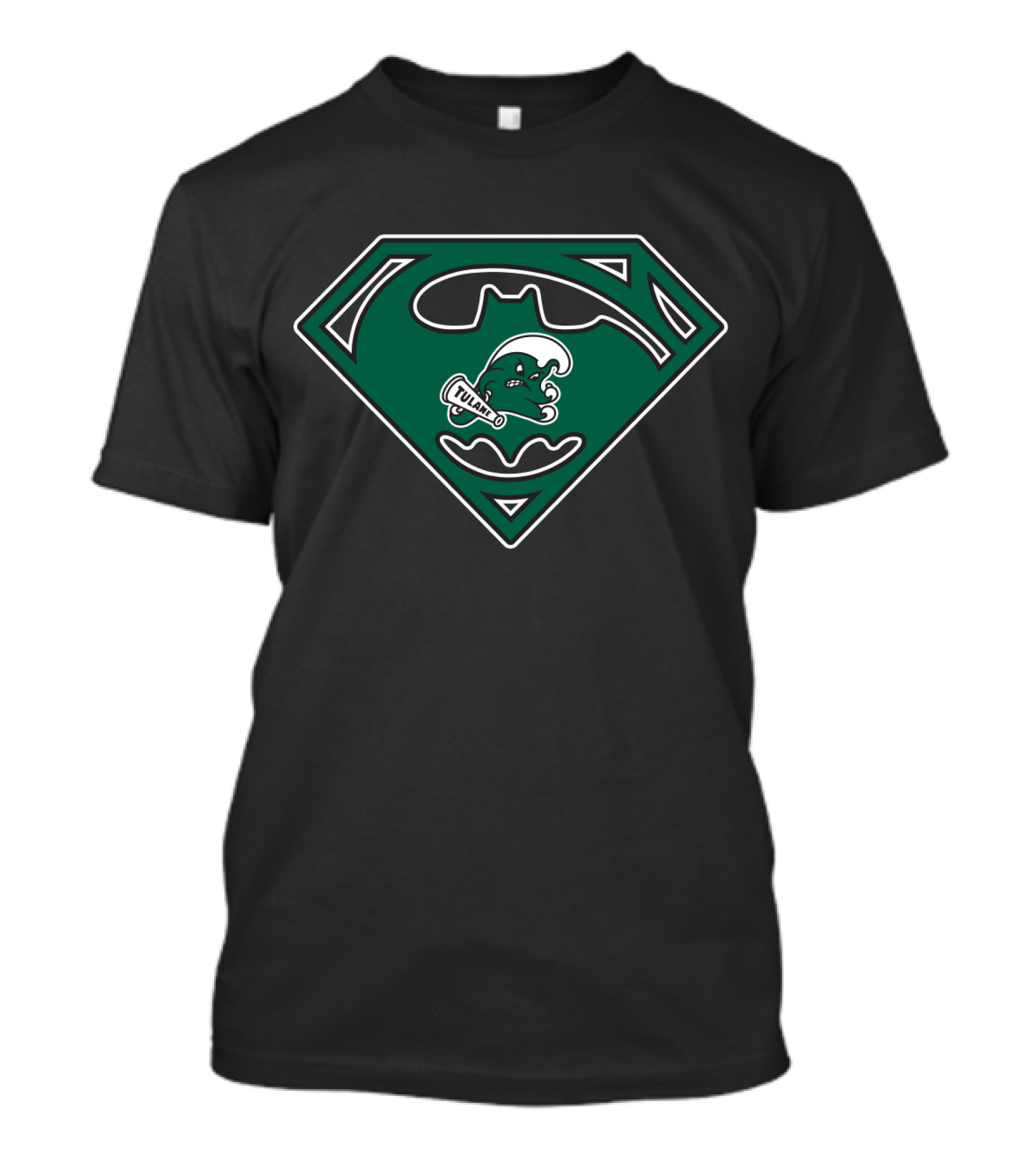 Superman Tulane Green Wave T-Shirt