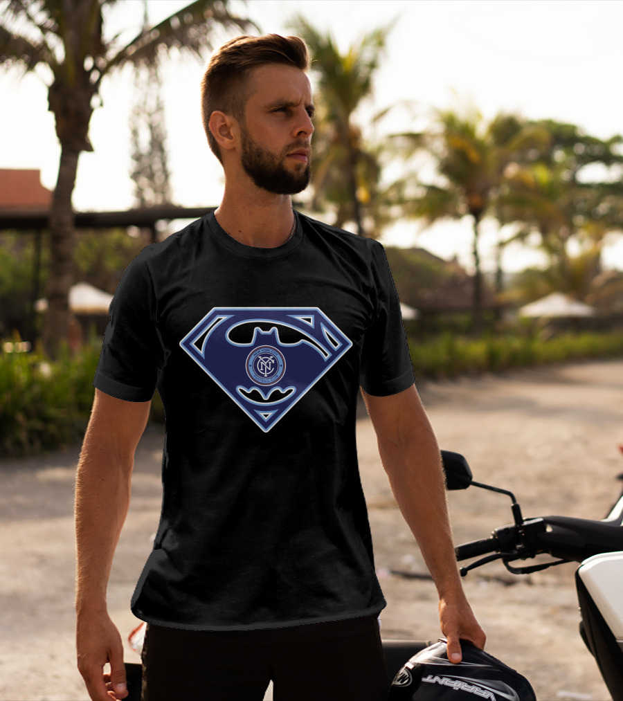 New York City Fc Superhero Shield T-Shirt