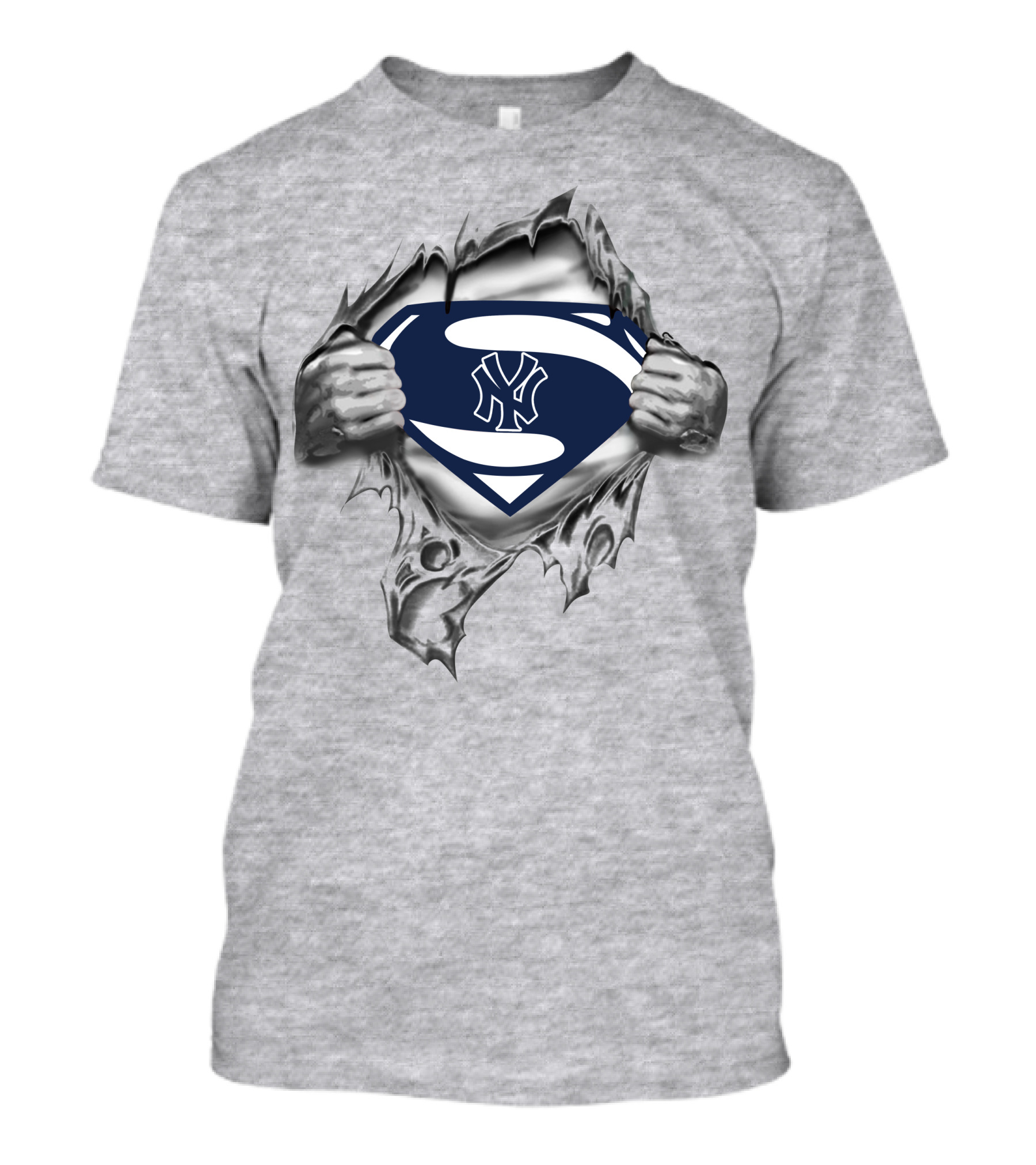 New York Yankees Superman Logo Baseball Fan T-Shirt