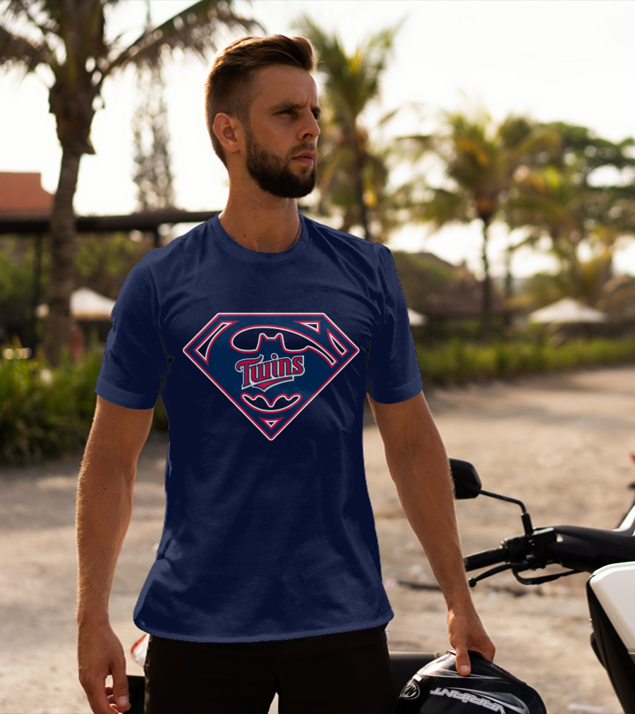 Twins Bat And Shield Logo 203 T-Shirt