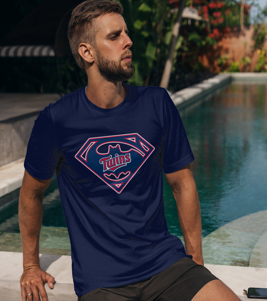 Twins Bat And Shield Logo 203 T-Shirt