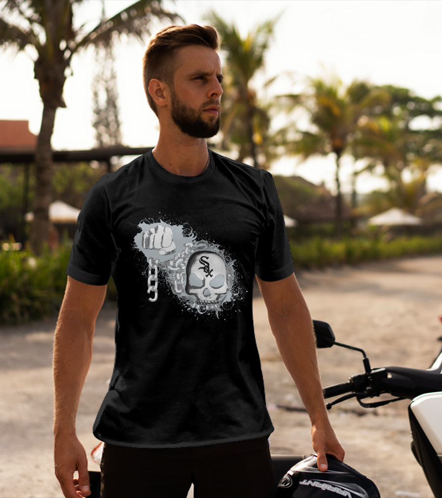Chicago White Sox Skull And Chain T-Shirt