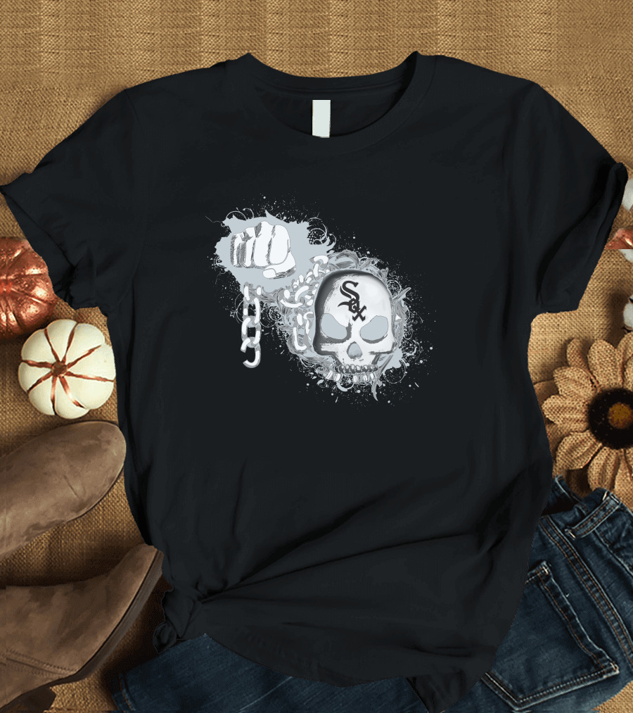 Chicago White Sox Skull And Chain T-Shirt