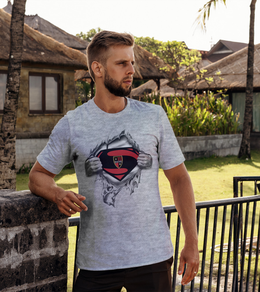 Metrostars Superman Logo With Shield 139 Jersey T-Shirt