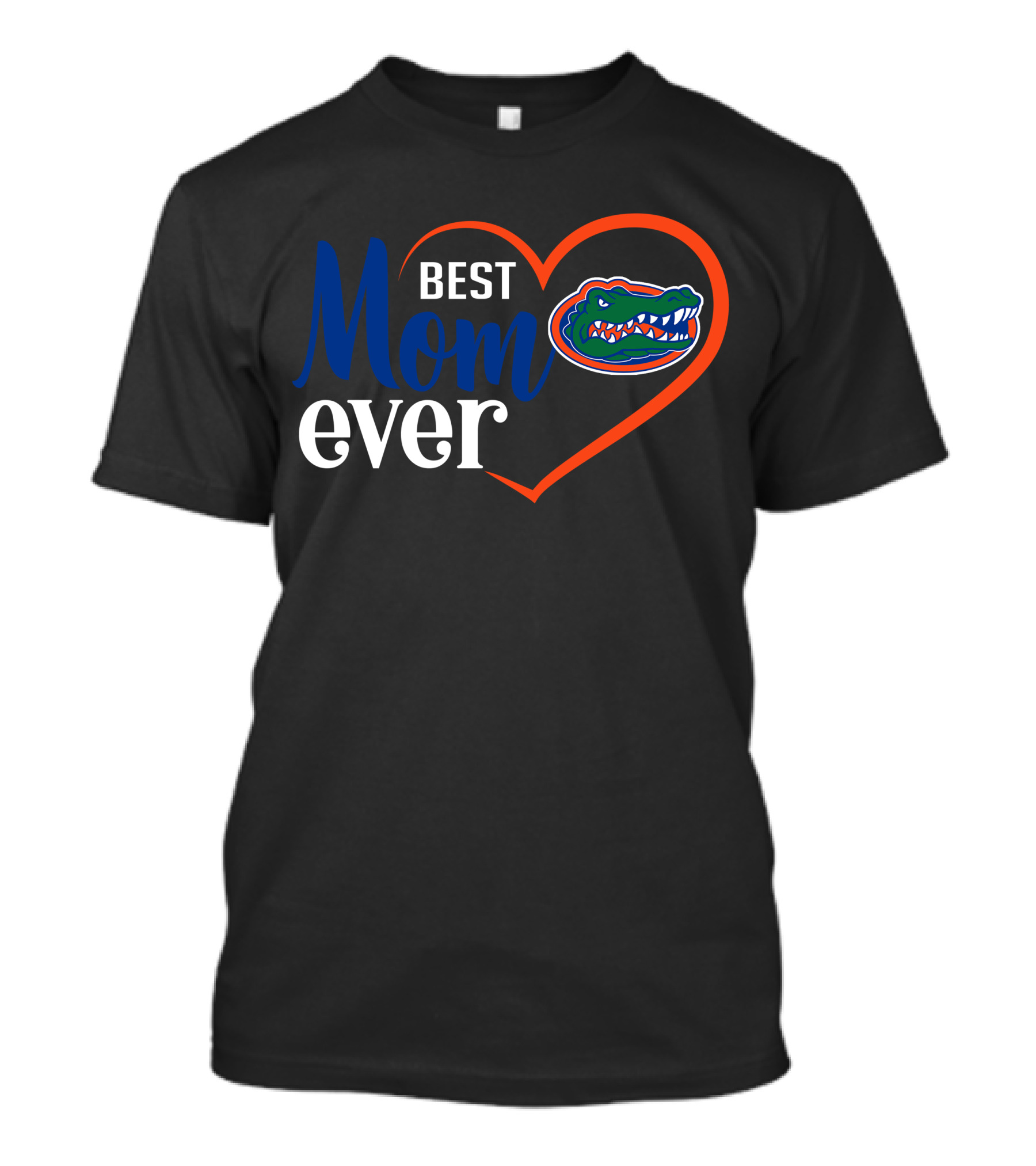 Florida Gators Best Mom Ever Heart T-Shirt