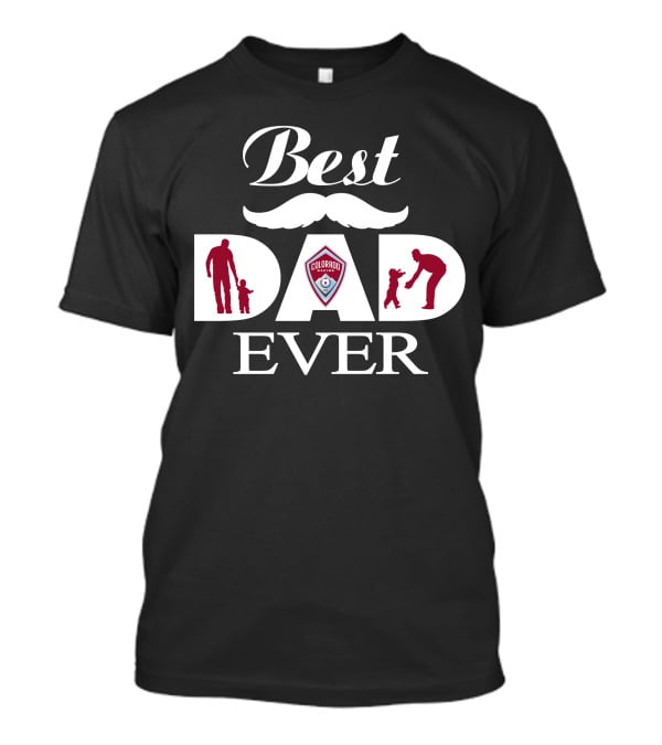 Best Dad Ever Colorado Rapids Father's Day T-Shirt