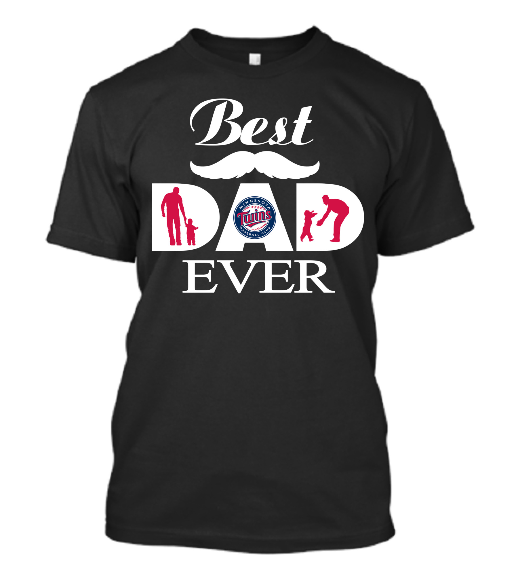 Minnesota Twins Best Dad Ever Father's Day Gift T-Shirt