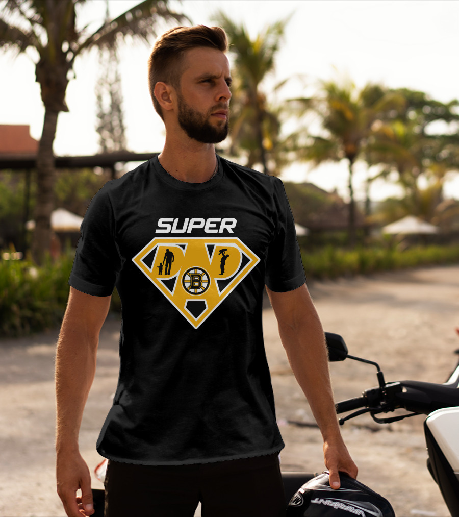 Super Dad Boston Bruins Fan T-Shirt