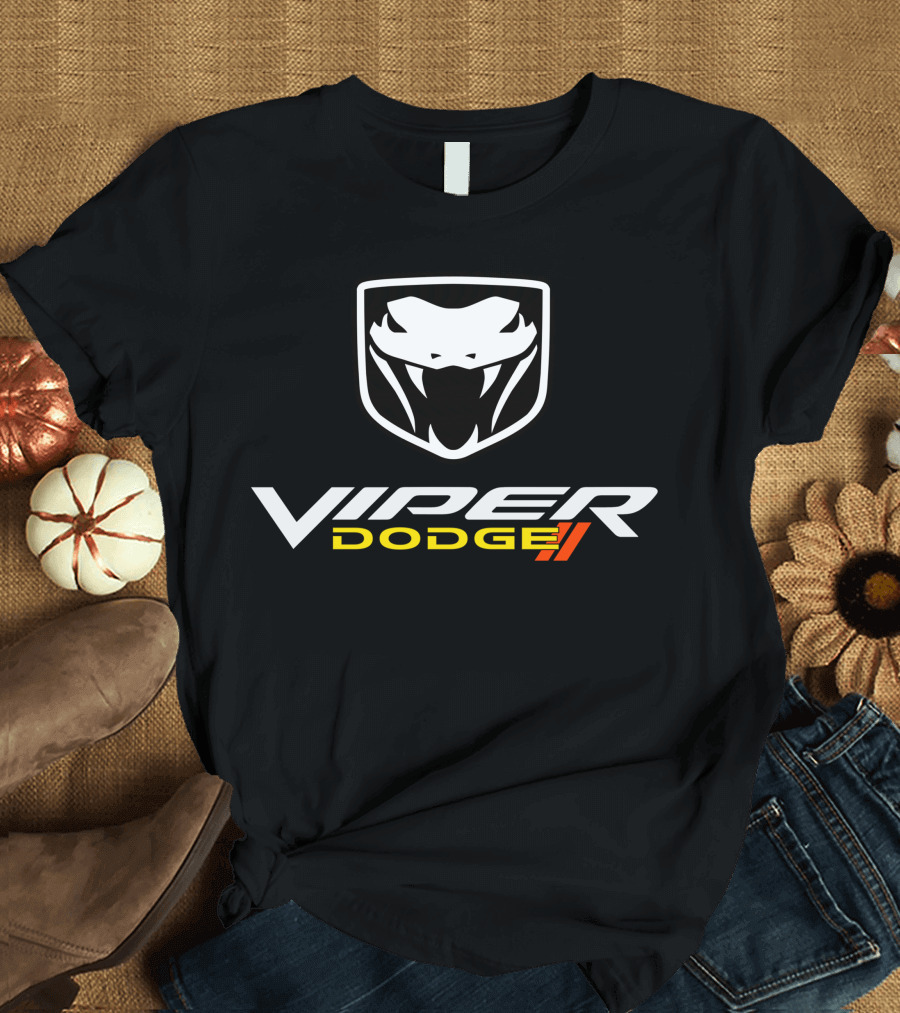 Viper Dodge Snake Head T-Shirt