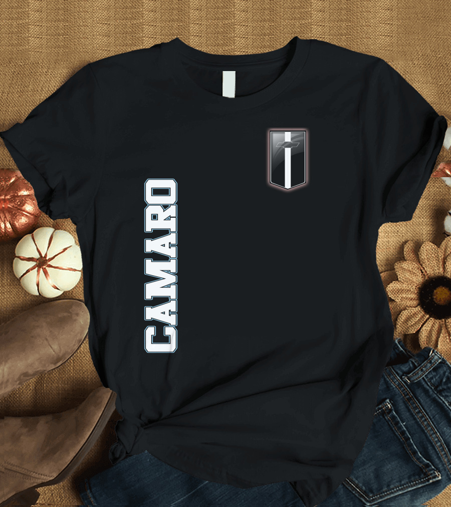 Camaro Text with Emblem T-Shirt