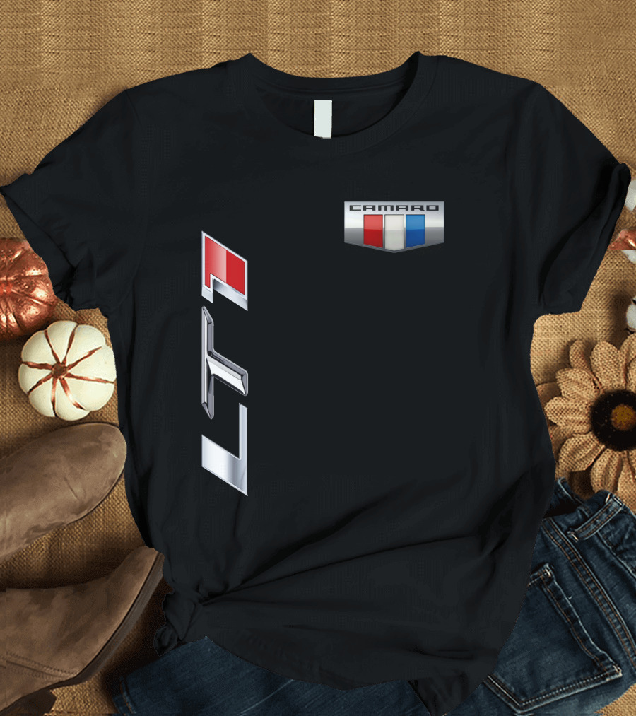 Chevrolet Camaro LT1 Emblem With Iconic Red White Blue Badge T-Shirt