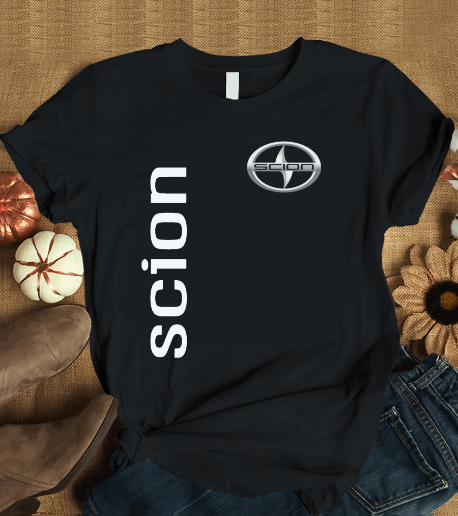 Scion Vertical Text with Iconic T-Shirt