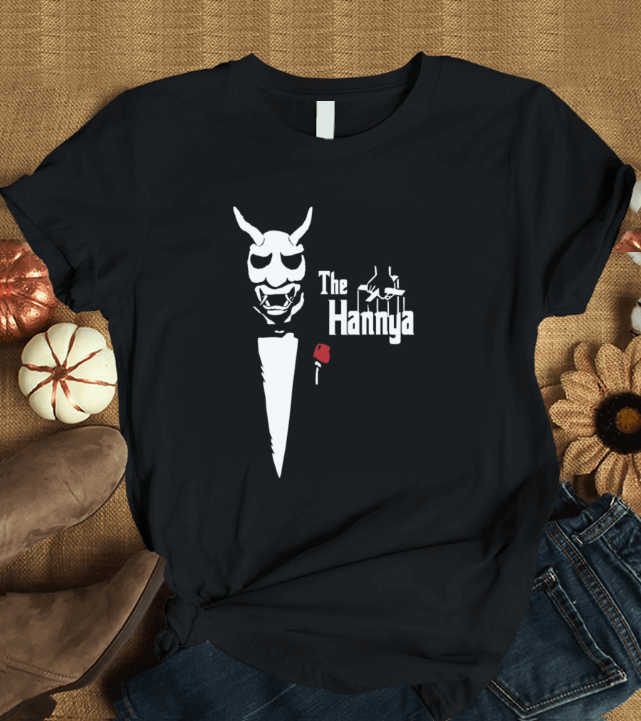 The Hannya Puppet Master Horned Mask and Rose T-Shirt
