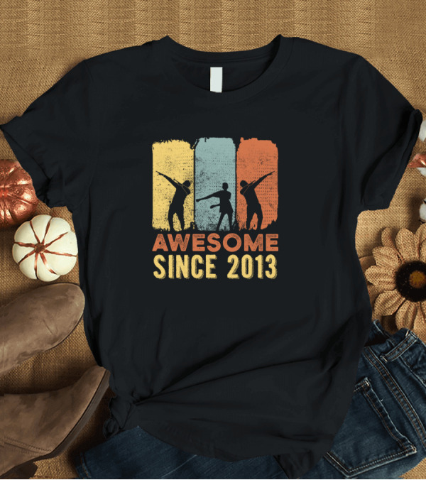 T-Shirt: Awesome Since 2013 Vintage 7 Year Old Birthday For Boy T-Shirt Awesome Since 2013 Vintage 7 Year Old Birthday For Boy T-Shirt