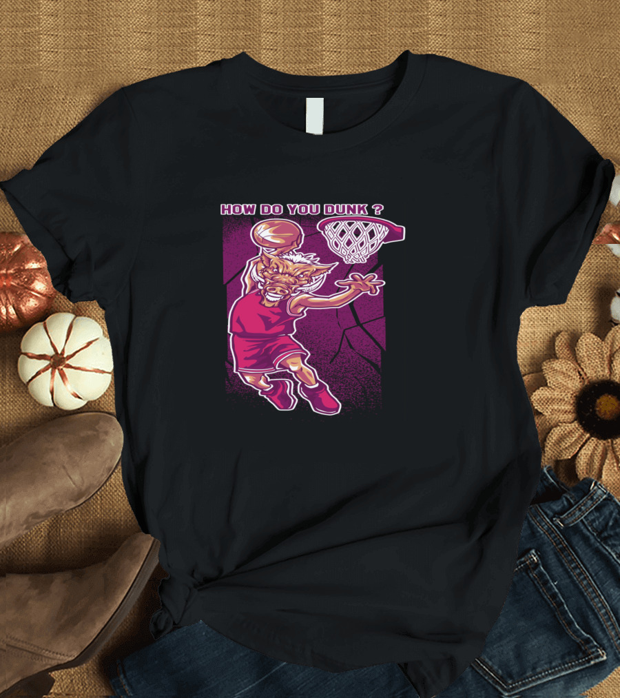 How Do You Dunk Basketball Monster Slam Dunk T-Shirt