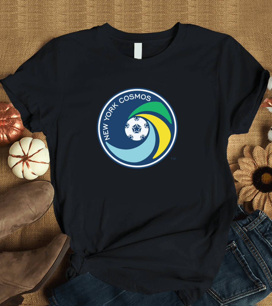 New York Cosmos Soccer Logo Circular Emblem T-Shirt