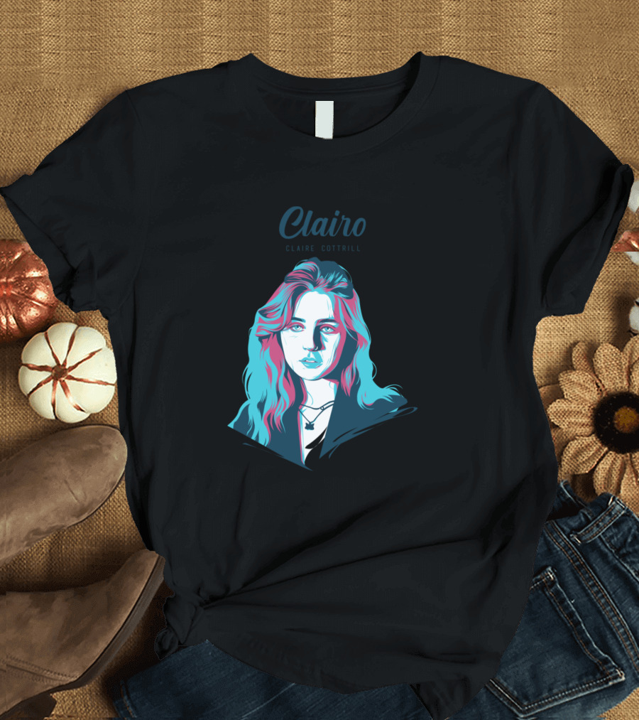 Clairo Claire Cottrill Vibrant Portrait T-Shirt